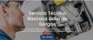 Servicio Técnico Baxiroca Gata de Gorgos Tlf: 965217105