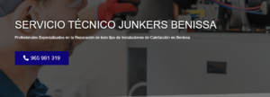 Servicio Técnico Junkers Benissa 965217105