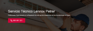 Servicio Técnico Lennox Petrer 965217105