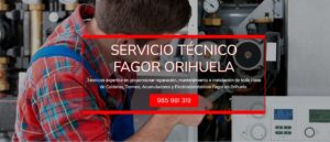 Servicio Técnico Fagor Orihuela Tlf: 965217105