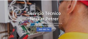 Servicio Técnico Neckar Petrer Tlf: 965217105