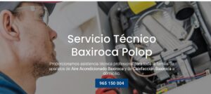 Servicio Técnico Baxiroca Polop Tlf: 965217105