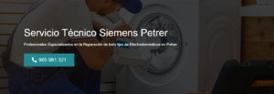 Servicio Técnico Siemens Petrer 965217105