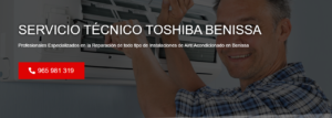 Servicio Técnico Toshiba Benissa 965217105