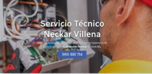 Servicio Técnico Neckar Villena Tlf: 965217105