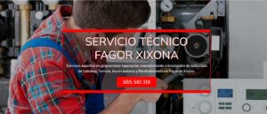 Servicio Técnico Fagor Xixona Tlf: 965217105