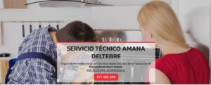 Servicio Técnico Amana Deltebre 977208381
