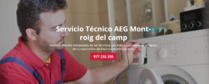 Servicio Técnico Aeg Mont-roig del camp 977208381