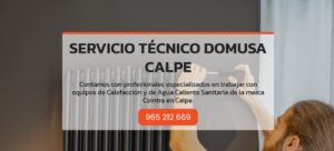 Servicio Técnico Domusa Calpe Tlf: 965217105