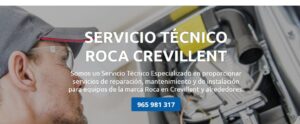 Servicio Técnico Roca Crevillent Tlf: 965217105