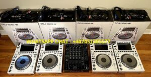 Pioneer CDJ-3000, Pioneer CDJ 2000NXS2, Pioneer DJM 900NXS2 , Pioneer DJ DJM-V10 DJ Mixer,  Pioneer DJ XDJ-RX3, Pioneer XDJ XZ , Pioneer DJ DDJ-REV7 , Pioneer DDJ 1000, Pioneer DDJ 1000SRT DJ Controller,   Yamaha Genos 76-Key ,Korg Pa4X 76 Key,  Yamaha PSR-SX900, Korg PA-1000, Roland FANTOM-8,Roland JUPITER-X Synthesizer