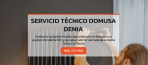 Servicio Técnico Domusa Denia Tlf: 965217105