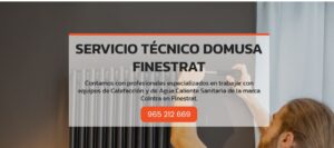 Servicio Técnico Domusa Finestrat Tlf: 965217105