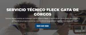 Servicio Técnico Fleck Gata de Gorgos Tlf: 965217105
