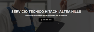 Servicio Técnico Hitachi Altea Hills 965217105