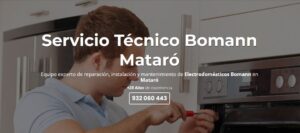Servicio Técnico Bomann Mataró 934242687