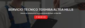 Servicio Técnico Toshiba Altea Hills 965217105