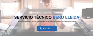 Servicio Técnico Beko Lleida 973194055