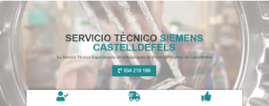 Servicio Técnico Siemens Castelldefels 934242687
