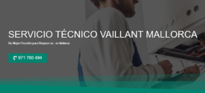Servicio Técnico Vaillant Mallorca 971727793