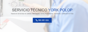 Servicio Técnico York Polop 965217105