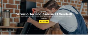 Servicio Técnico Zanussi El Vendrell 977208381