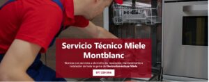 Servicio Técnico Miele Montblanc 977208381