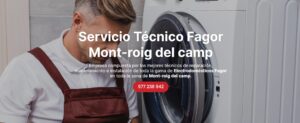 Servicio Técnico Fagor Mont-roig del camp 977208381