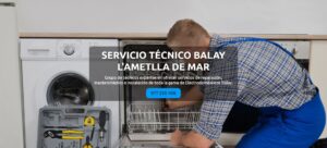Servicio Técnico Balay L’ametlla de mar 977208381