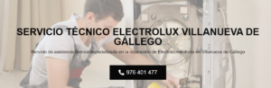 Servicio Técnico Electrolux Villanueva de Gallego 976553844