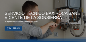 Servicio Técnico Baxiroca San Vicente de la Sonsierra 941229863