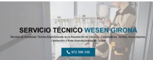 Servicio Técnico Wesen Girona 972396313