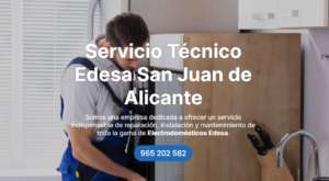 Servicio Técnico Edesa San Juan de Alicante 965217105