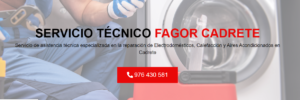 Servicio Técnico Fagor Cadrete 976553844