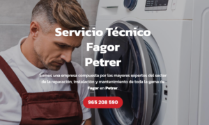 Servicio Técnico Fagor Petrer 965217105