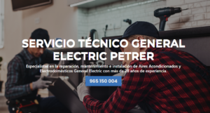 Servicio Técnico General Electric Petrer 965217105