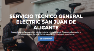 Servicio Técnico General Electric San Juan de Alicante 965217105