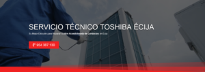 Servicio Técnico Toshiba Écija 954341171