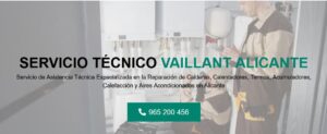 Servicio Técnico Vaillant Alicante 965217105