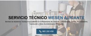 Servicio Técnico Wesen Alicante 965217105