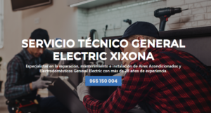 Servicio Técnico General Electric Xixona 965217105