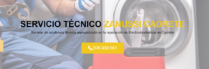 Servicio Técnico Zanussi Cadrete 976553844