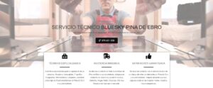 Servicio Técnico Bluesky Pina de Ebro 976553844