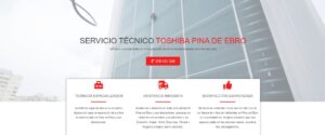 Servicio Técnico Toshiba Pina de Ebro 976553844