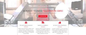 Servicio Técnico Teka Pina de Ebro 976553844