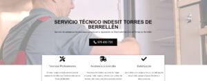 Servicio Técnico Indesit Torres de Berrellén 976553844