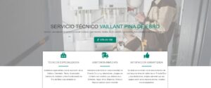 Servicio Técnico Vaillant Pina de Ebro 976553844