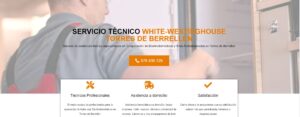 Servicio Técnico White-Westinghouse Torres de Berrellén 976553844