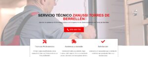 Servicio Técnico Zanussi Torres de Berrellén 976553844