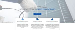 Servicio Técnico Fakir Pina de Ebro 976553844